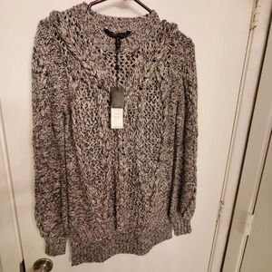 NEW BcbgMaxAzria soft comfy‎ open weave sweater